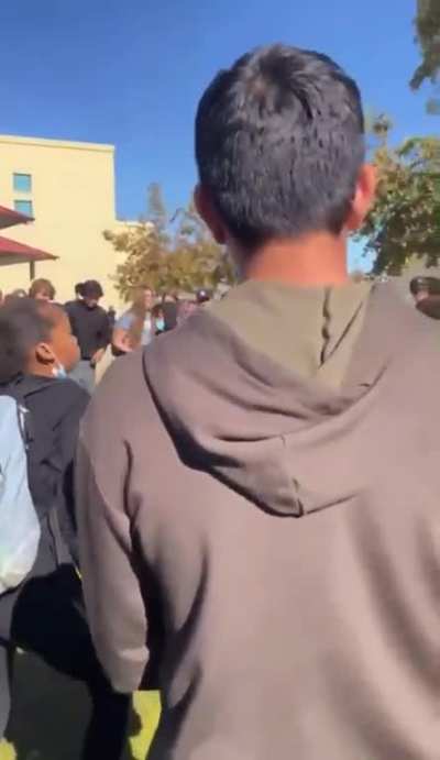 they beat up the teacher too wtf