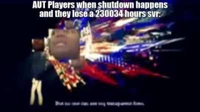 AUT players be like: