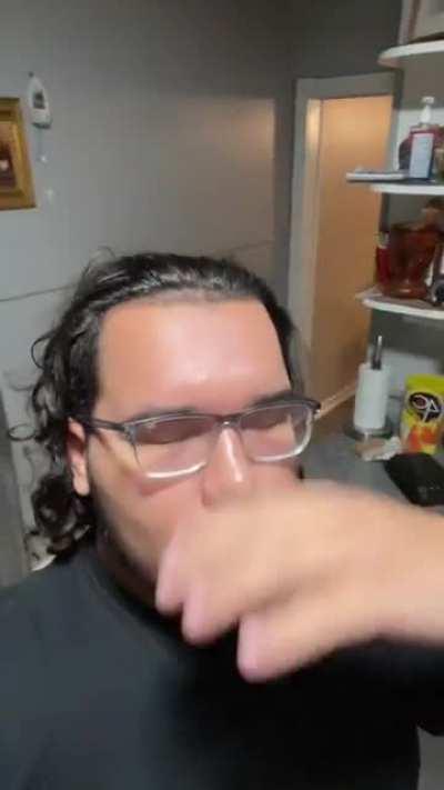 I could smell that guy through my phone