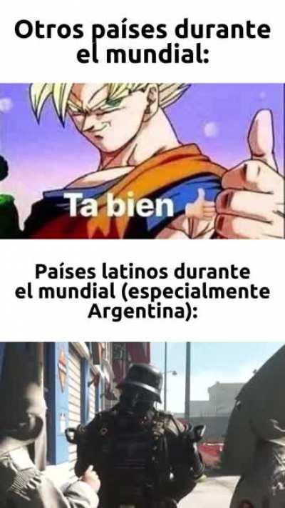 Nunca cambia durante el mundial