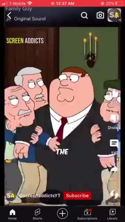The five funniest moments in family guy 