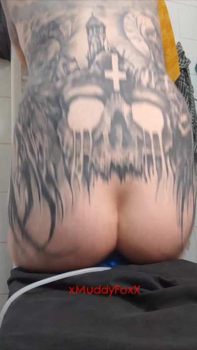 [oc] Riding huge knot w/ creampie🍑💦🥵