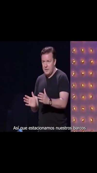 Ricky Gervais sobre la guerra de Malvinas