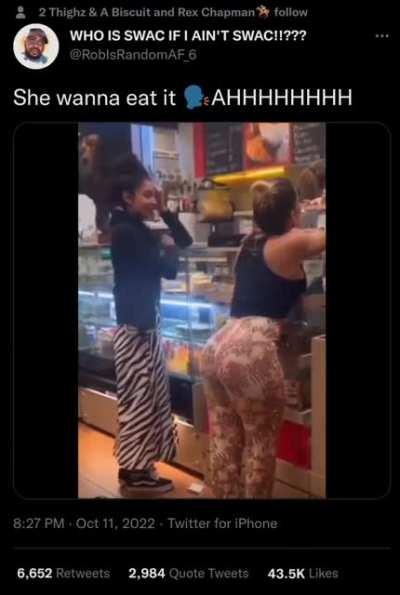 Looked about ready to risk it all