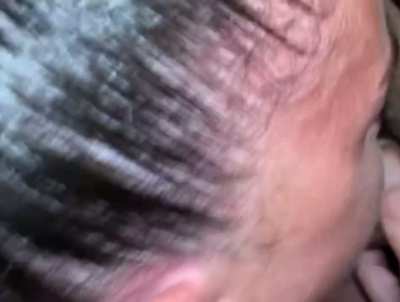 Snuck her over while wife slept to suck cock