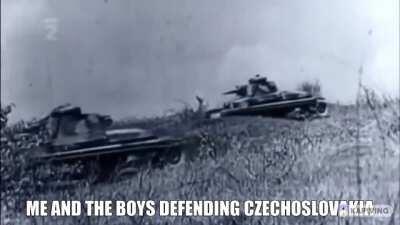 Apologies for the watermark, but the defense of Czechoslovakia is priority