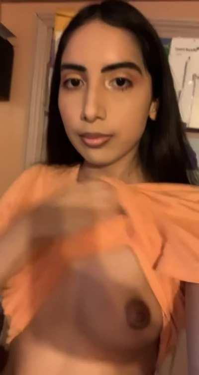 Would you suck a Mexican girl with dark nipples?