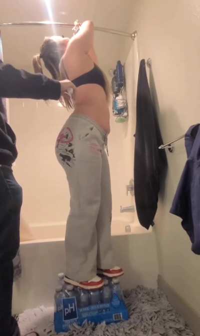 Stefanie Bellybutton Tickle