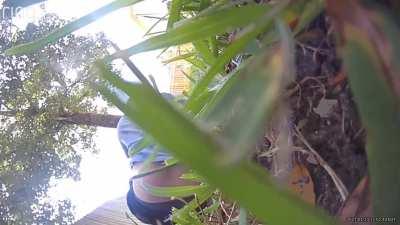 To set up an outdoor camera