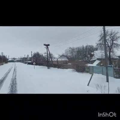 Hi, Reddit!!! I want to share a peaceful picture of my home village (I had the opportunity to shoot a video from a truck).