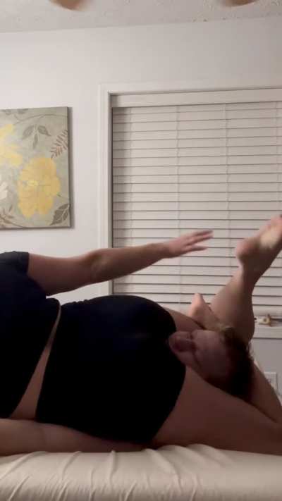 Squeezing him senseless