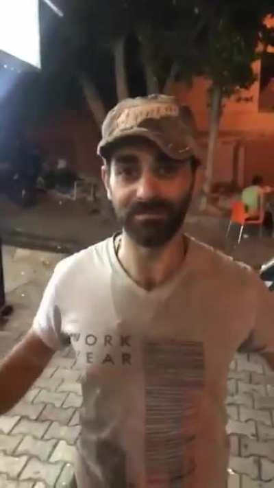 Guy inhales a whole banana.