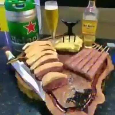 churrasco na casa do admin