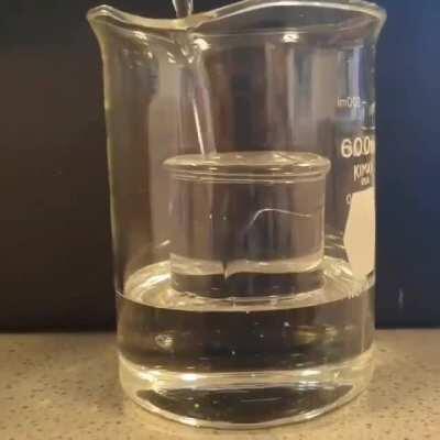 Does this count? It is chemicals reacting with other chemicals