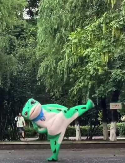 Feeling froggy, then leap.