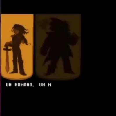 un humano, un mounstro