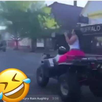 I’m just going to drive through this wall