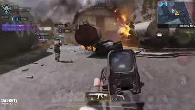 Domination has a new 'system' right know, The flag will no longer resets if you leave or die while capturing it,And you have to 'clean up' if the opponent already capture half of it(watch gameplay)