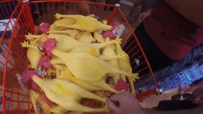 Asmon goes DEFCON 3 on chickens