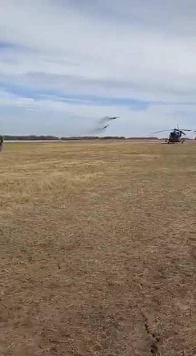 Russian Su-25, taking off from the Crimean airbase, crashed just after takeoff