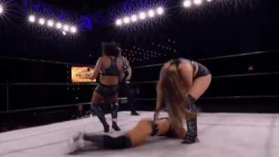 Boot and a slam for Angelina Love