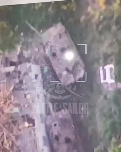 Two abandoned AMX-10RC tanks in Ukraine