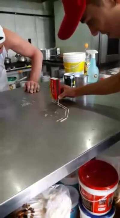 I bet he won't do that again