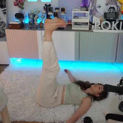 Raising her legs for you