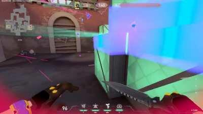 Killjoy grenade that is for post plant on B site Ascent.