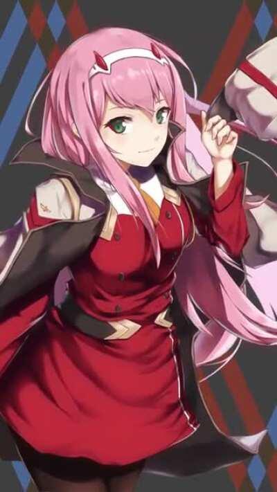 A Zero Two live wallpaper i found