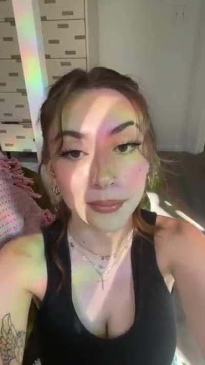 I think we need to tell her , we are not here for the lip syncing