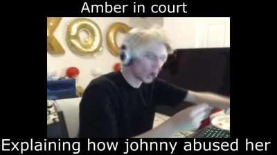 Amber in court be like.