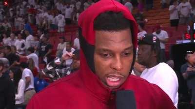 Kyle Lowry instantly realizing what he just said