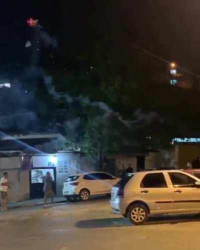 Annoyed by loud music, man uses drone to hit neighbors with fireworks