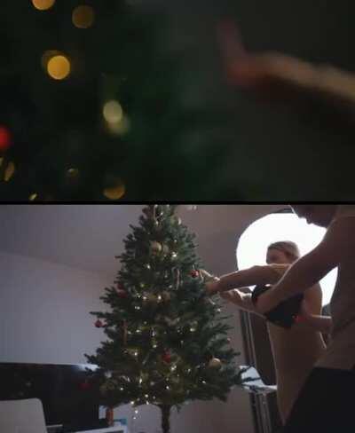 Christmas Tree B-roll behind the scenes