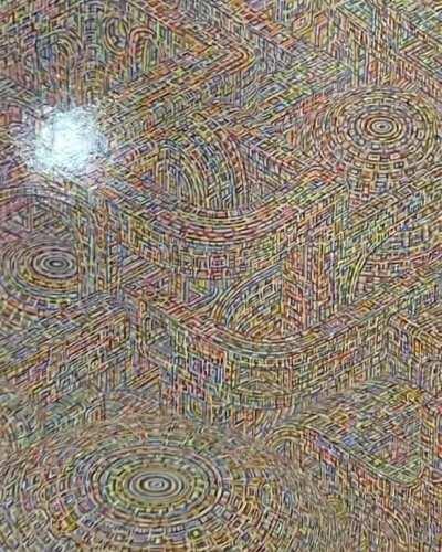 So Much Detail That This Painting Looks Like Static From 6ft Away