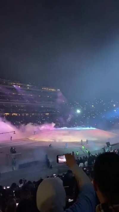 This moment was kind of crazy