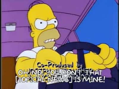 I need the most topical meme you have. No, that's too topical.