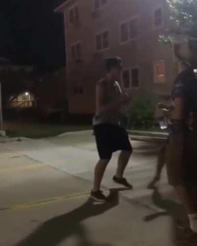 bro wasn't even tryna fight