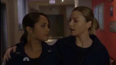 Monica Raymund ass slapped by Lauren German