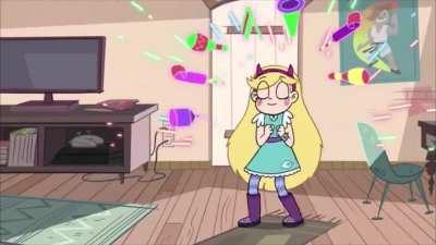 Just Star dancing to some epic tunes