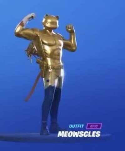 I did it! (Again). I got gold Meowscles, and took a screenshot every time I levelled up!