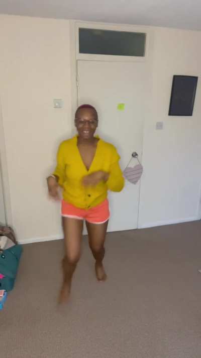 Dancing with my sister at Christmas