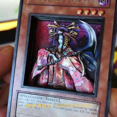 Second 3D Maiden of Macabre I’ve made, the TCG version this time, and added depth
