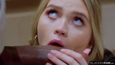 She can't believe how big it is