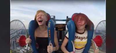 Girl passes out multiple times on rollercoaster