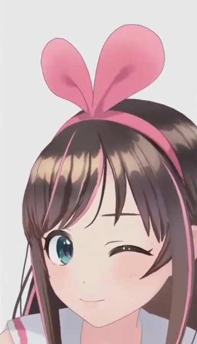 Kizuna AI's latest TikTok video, but with her own sound effects instead