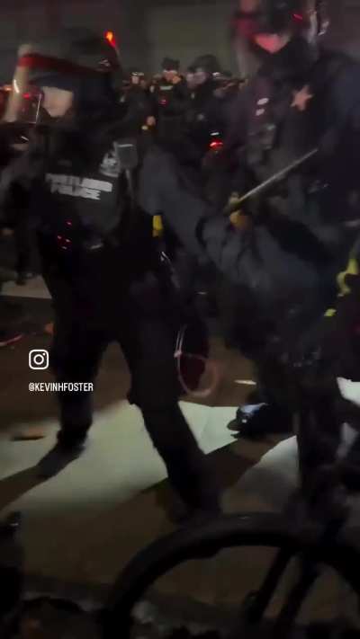 Portland Police assaulted and abducted multiple protesters on behalf of ICE at a memorial protest for Renee Good. This is also after ICE shot 2 people in the city