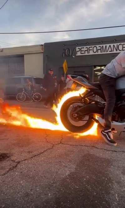 I guess the fire drift effect isn’t made up after all