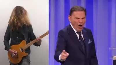 Американский телеевангелист Кеннет Коупленд еще в марте выступил с проповедью, в которой вынес приговор коронавирусу. С тех пор его речь стала мемом, и вот теперь на нее наложили хеви-метал, после чего она стала звучать максимально органично. 2020. Какой 